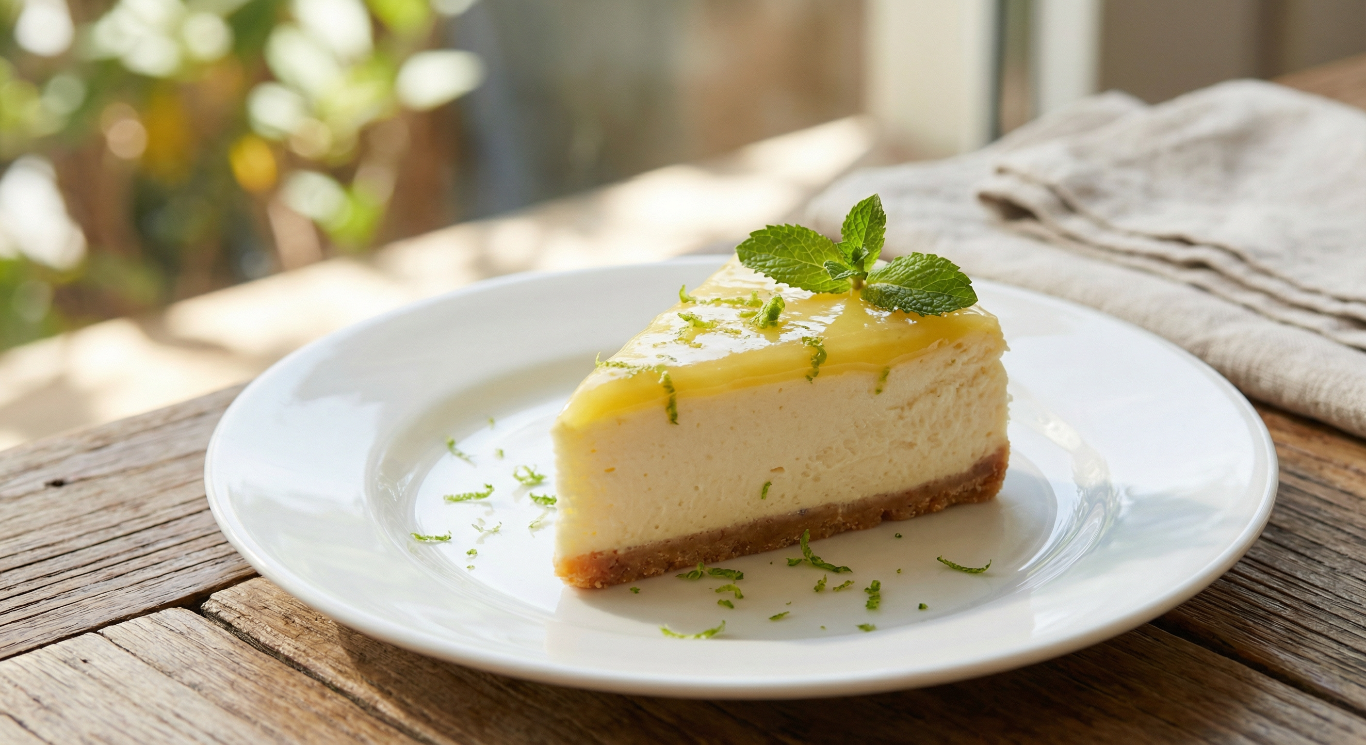 Limetkový cheesecake